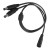 1 x 2 Power Splitter Cable with 2.1 plugs, 20" long